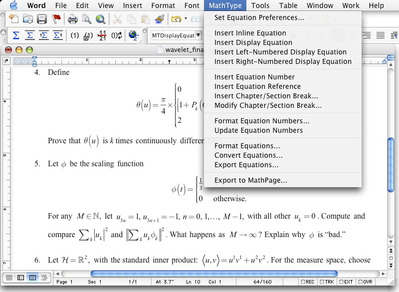 Equation Editor Word Mac Download